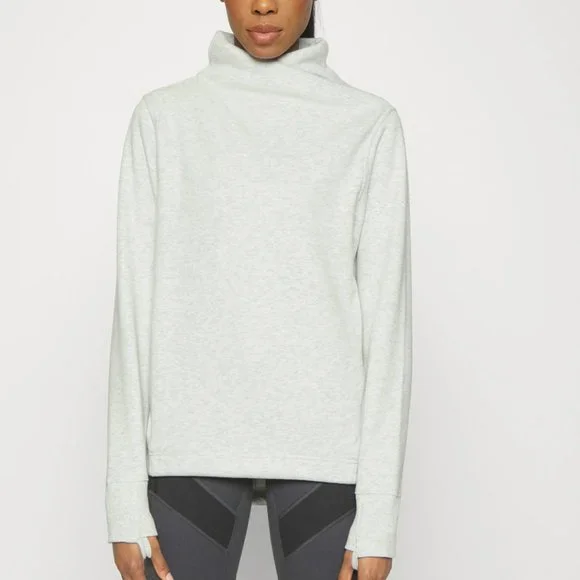 Athleta Tops Athleta Cozy Karma Twist Neck Sweatshirt Grey
